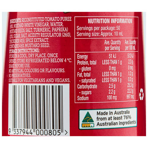 Nutrients 1, Tomusto Sauce 500ml