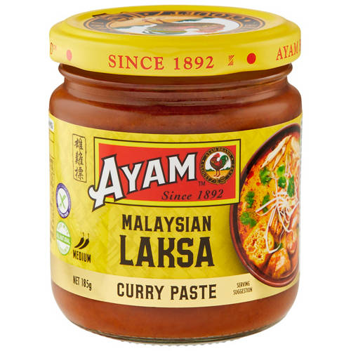 Laksa Paste 185g Product Image Front shot 01