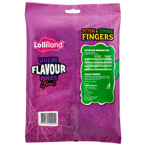 Front shot 2, Witch & Zombie Fingers 300g