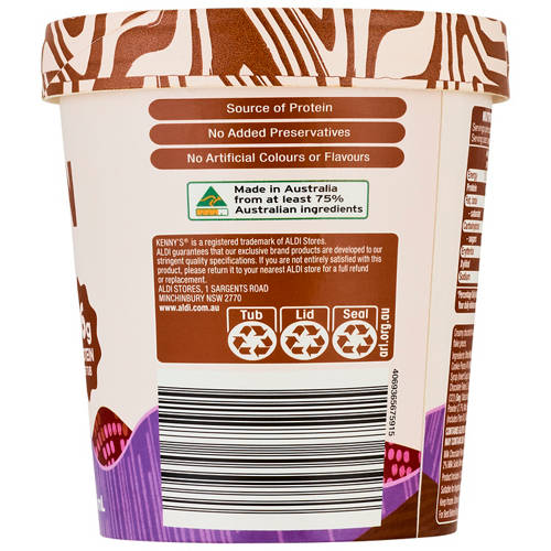 Front shot 3, Triple Choc Protein Frozen Dessert 475ml