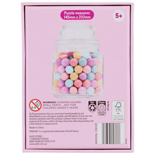 Front shot 3, Mini Shaped Puzzle 48 Piece