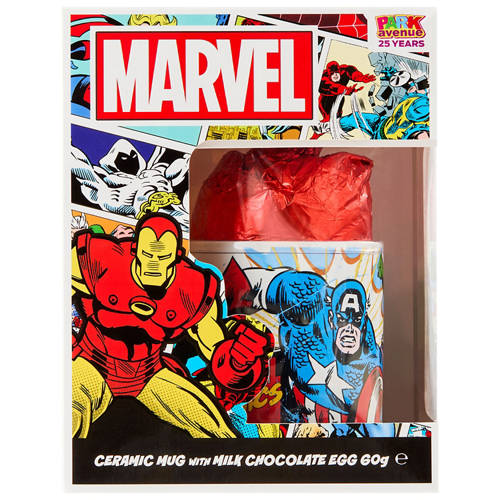 Front shot 2, Marvel Mug and Egg Gift Set 60g