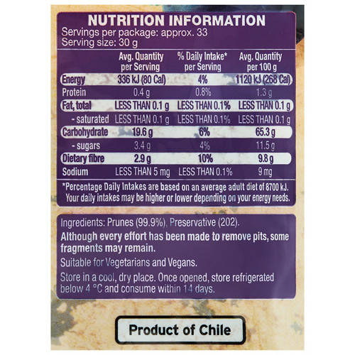 Nutrients 1, Pitted Prunes 1kg