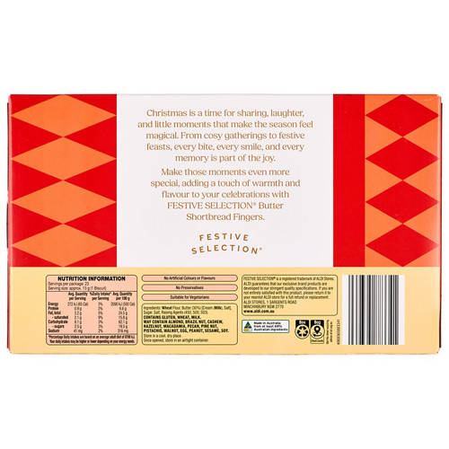 Front shot 3, Butter Shortbread Fingers 300g