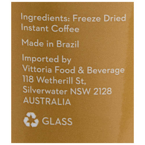 Ingredients 1, Instant Coffee Espresso 300g