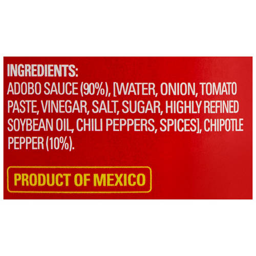 Ingredients 1, Chipotle in Adobo Sauce 230g