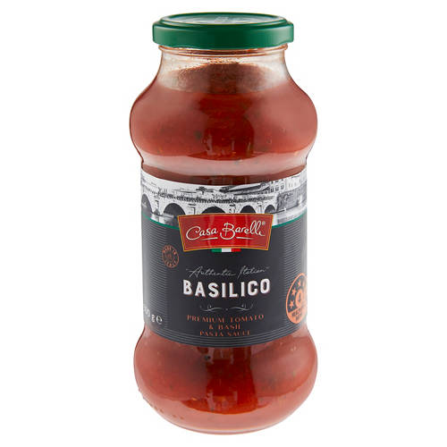 Front shot 2, Premium Basilico Pasta Sauce 500g