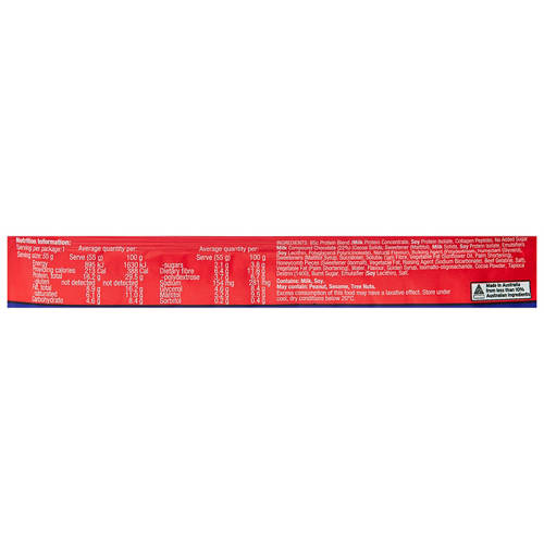 Nutrients 1, Protein Bar Choc Honeycomb 55g