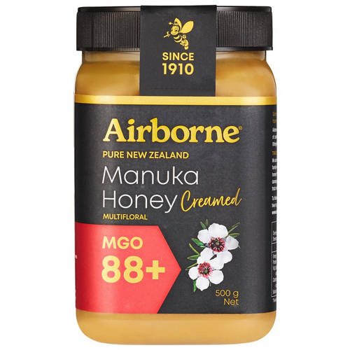 Front shot 2, Manuka Creamed Honey MGO88+ 500g