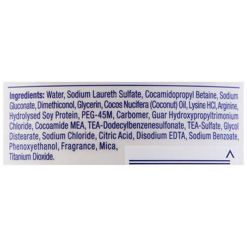 Ingredients 1, Shampoo or Conditioner 850ml