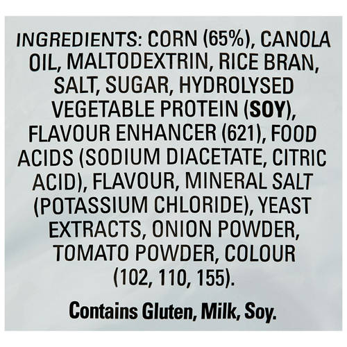 Ingredients 1, Burger Rings Party Bag 220g