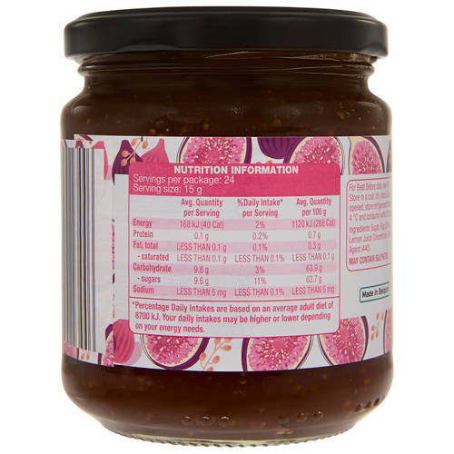 Nutrients 1, Premium Fig Jam 360g