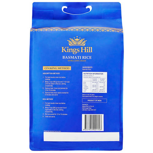 Front shot 2, Basmati Rice 5kg