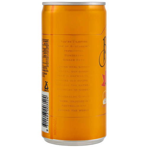 Front shot 4, Mini Cans Ginger Beer 6 x 200ml