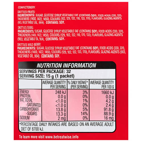 Nutrients 1, Variety Pack 32 Piece 480g