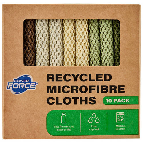 Front shot 2, Recycled Microfibre Cloths 10 Pack