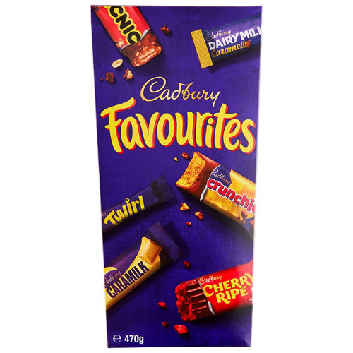 Front shot 2, Cadbury Favourites 470g