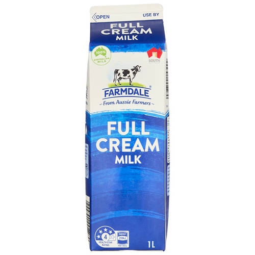 Front shot 2, Full Cream Milk 1L