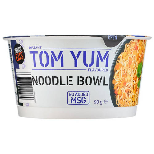 Front shot 4, Tom Yum Flavoured Noodle Bowl 90gom Yum Noodle Bowl 90g