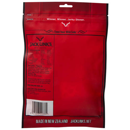 Front shot 2, Beef Jerky Peppered 150g