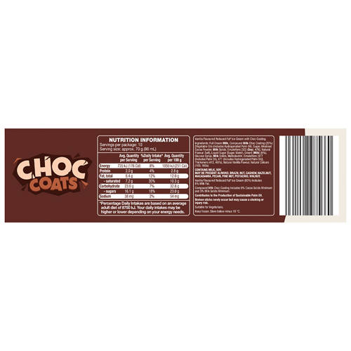 Nutrients 1, Choc Coats 10 Pack 865ml
