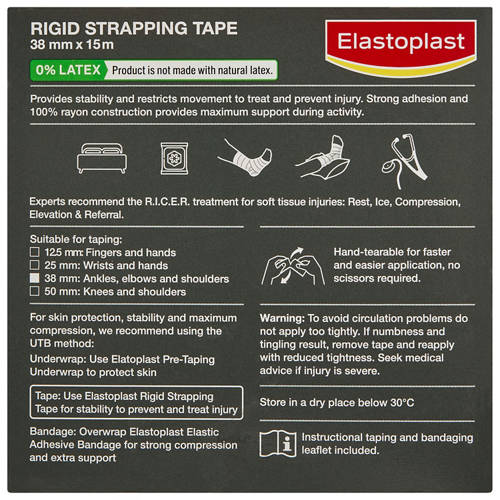 Front shot 3, Sport Strapping Tape 38mm x 15m