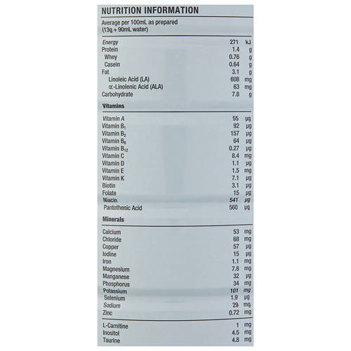 Nutrients 1, Gentle Follow-on Formula Stage 2 900g