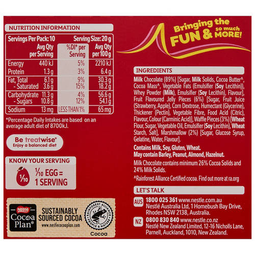 Nutrients 1, Rocky Road Loaded Eggs 200g