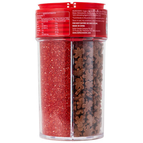 Front shot 3, Christmas Sprinkles Jar 120g