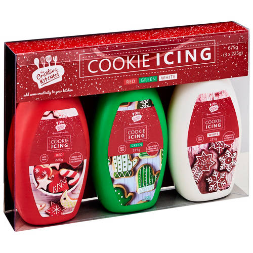 Front shot 2, Christmas Cookie Icing 675g (3x225g)