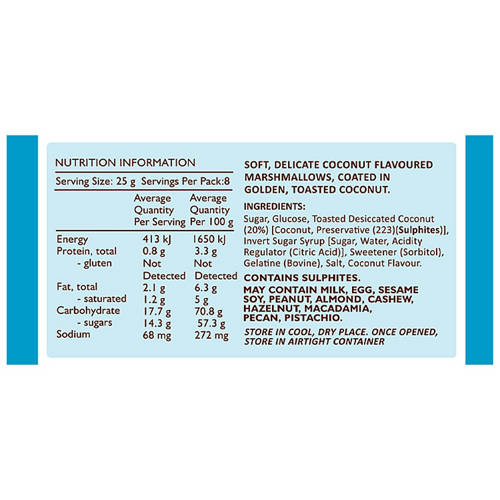 Nutrients 1, Toasted Coconut Marshmallow 200g