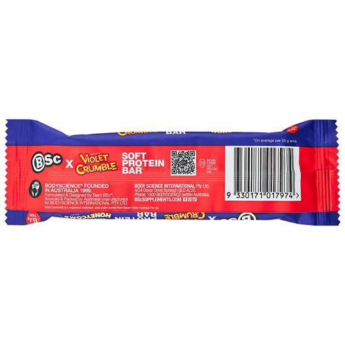 Front shot 3, Protein Bar Choc Honeycomb 55g