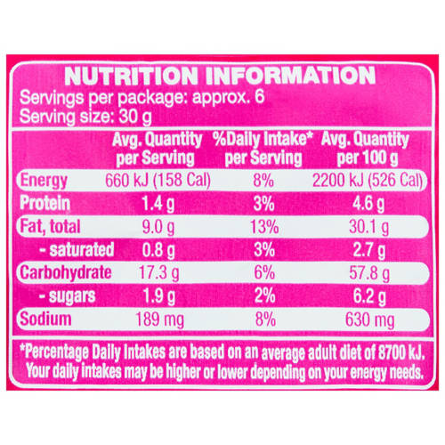 Nutrients 1, Salt & Vinegar Soy Crisps 200g