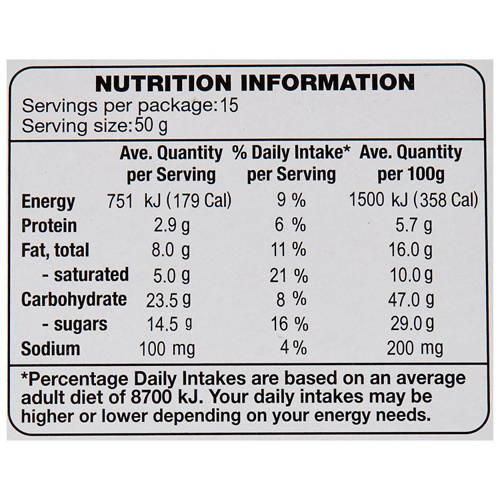 Nutrients 1, Chocolate Pandoro Filling Mix 750g