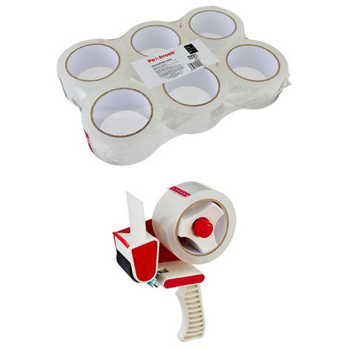 Group 1, Packaging Tape Dispenser or Tape 6 Pack