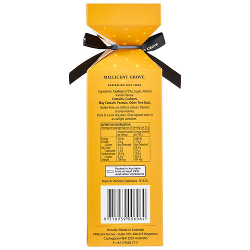 Front shot 3, French Vanilla Cashews 90g