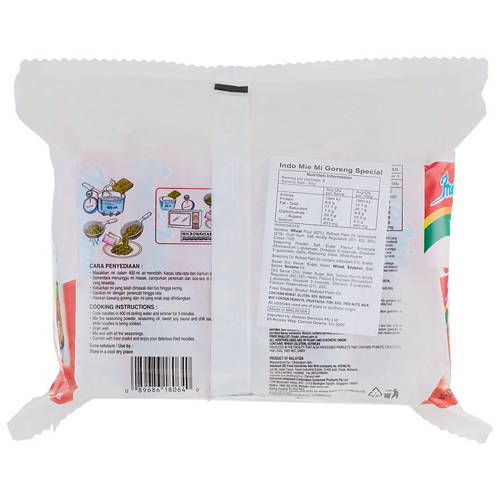 Front shot 2, Indomie Mi Goreng Noodles 5 Pack 425g