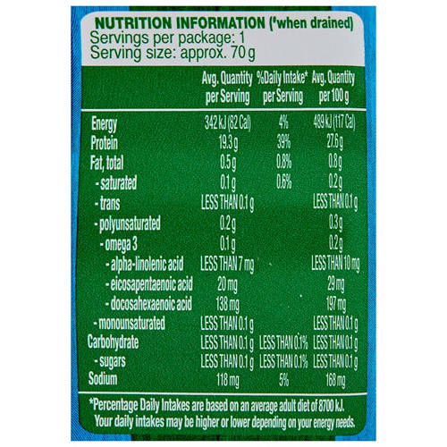 Nutrients 1, Tuna Chunks in Springwater 425g