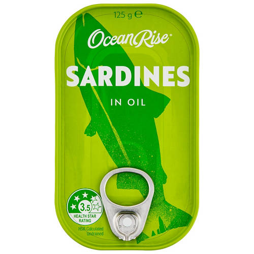 Front shot 2, Sardines in Oil 125g