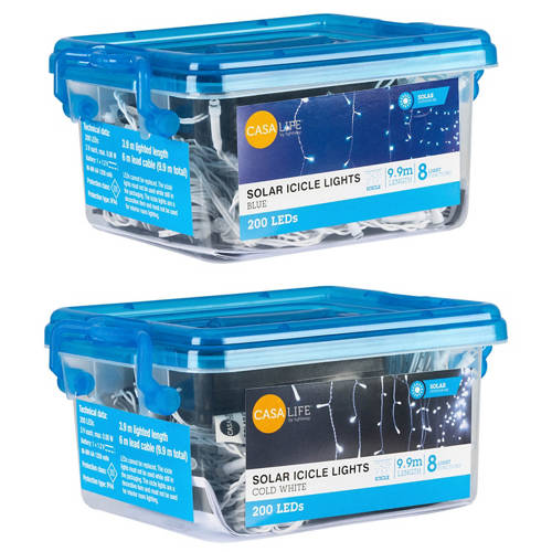 Group 1, Solar Icicle Lights 200 Pack