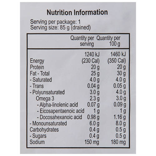 Nutrients 1, Olive Oil with Oregano Sardines 120g