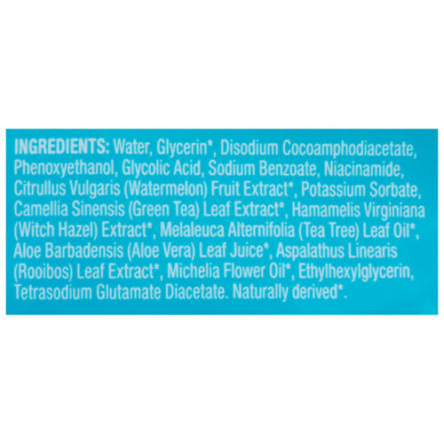 Ingredients 1, Verde Cleansing Wipes 25pk