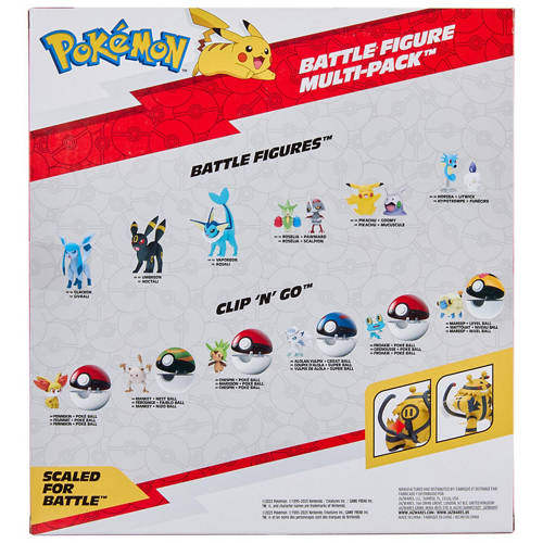 Front shot 3, Pokémon Battle Figures 10 Pack