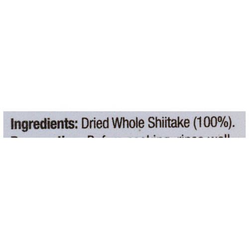 Ingredients 1, Shiitake Dried Mushrooms 55g