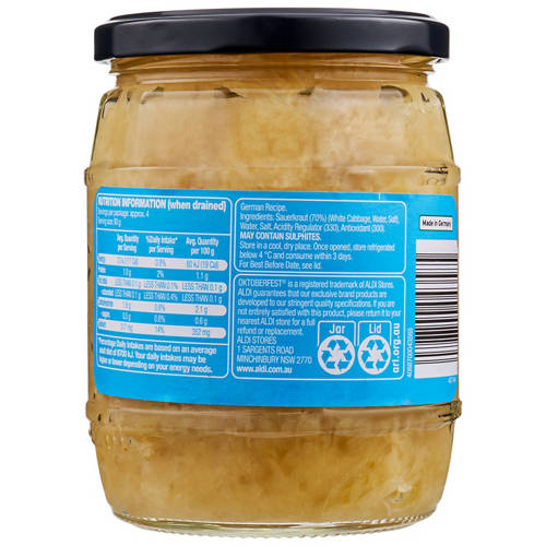 Front shot 2, Sauerkraut 550g