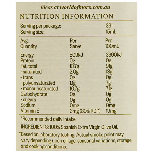 Nutrients 1, Extra Virgin Olive Oil 500ml