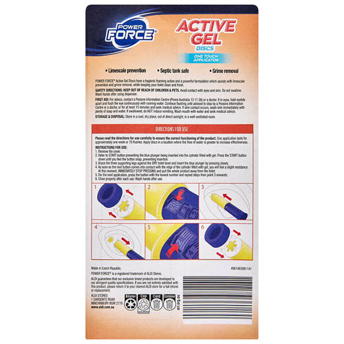 Front shot 2, Assorted Active Gel Discs 75ml