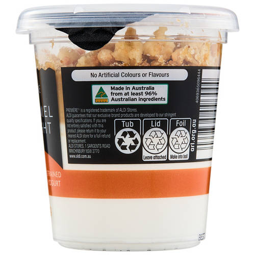 Front shot 3, Indulgent Caramel Delight Greek Yogurt 190g