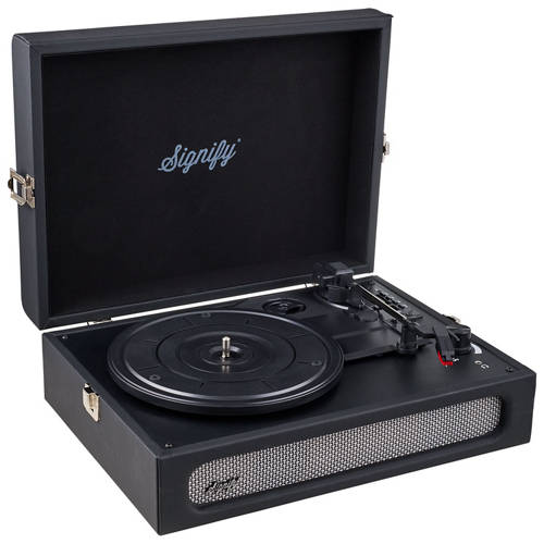 Front shot 1, Rechargeable Vintage Turntable