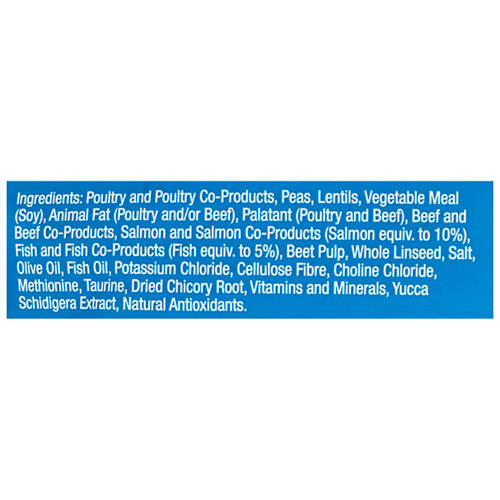 Ingredients 1, Gourmet Dry Cat Food 1kg